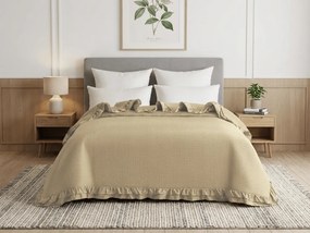 Prehoz na posteľ MONTEGO, béžový Rozmer: 220 x 240 cm