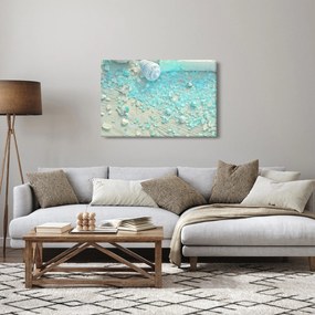 Obraz - Prímorská atmosféra v tyrkysových odtieňoch (90x60 cm)
