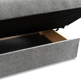 Vintino Dvojmiestne rozkladacie kreslo VARDAR-sivé