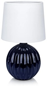 Modro-biela stolová lampa Markslöjd Melanie