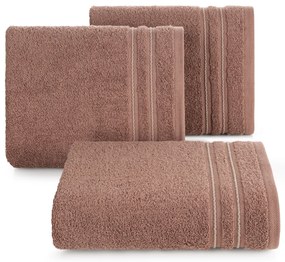 BAVLNENÝ UTERÁK KEMINA 70X140 CM TEHLOVÁ