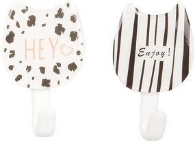 Vešiak Gattino 2ks 4x6,7x2cm b-cz