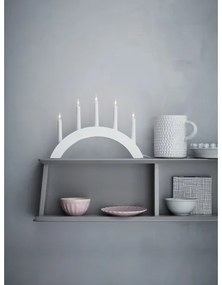 Markslöjd 704469 - Vianočný svietnik ATLE 5xE10/3W/230V biela