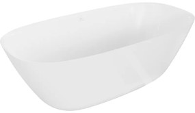 Mexen Como, voľne stojaca vaňa z konglomerátu 170 x 82 cm, biela lesklá, 57311708210