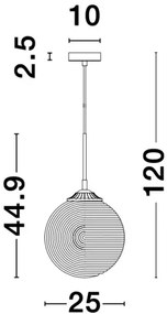 Retro luster Athena 25 tmavo sivé