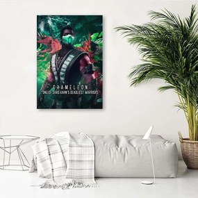 Gario Obraz na plátne Hra Mortal Kombat Postava chameleóna - SyanArt Rozmery: 40 x 60 cm