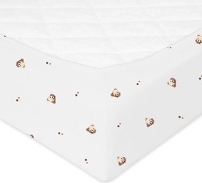 Babymatex Bavlnené prestieradlo do postieľky 60x120 cm - Medvedíky