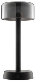 Brilliant - LED stmievateľná nabíjateľná dotyková stolná lampa RAZOR LED/2,5W/5V 2700K IP44 čierna