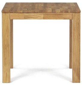 Autronic BONTEC Jedálenský stôl 80x80cm, masív, prírodný, DS-H080 DUB Farba: Prírodné