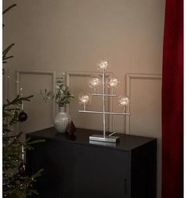 Markslöjd 704820 - Vianočný svietnik MAESTRO 5xE5/0,8W/230/12V chróm