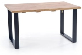 Jedálenský rozkladací stôl Mevon 2 dub wotan/čierny