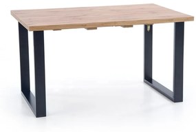 Jídelní rozkládací stůl Mevon 2 160/210 cm dub wotan/černý