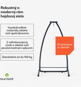 Blumfeldt SwayStation Arch rám hojdacej siete, odolný proti korózii, odolný proti poveternostným vplyvom, vnútorný/ vonkajší priestor, do 100 Kg