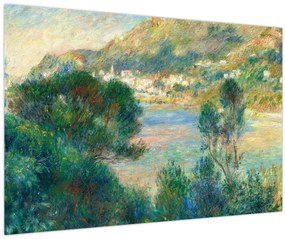 Obraz - Auguste Renoir, View of Monte Carlo from Cap Martin, reprodukcia (90x60 cm)