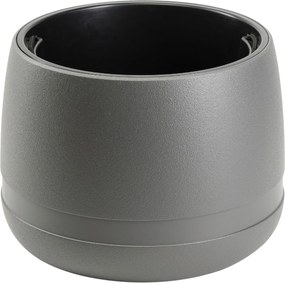 PLASTOVÝ KVETINÁČ LUNA VASE 42X32 CM ANTRACITOVÁ