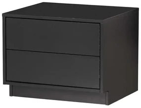Čierny modulárny TV stolík z borovicového dreva 50x40 cm Finca – WOOOD