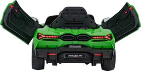 Ramiz Lamborghini Revuelto vozidlo Zelená