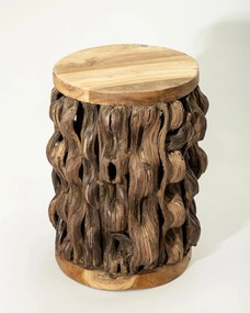 Drevený stolík Root 35x35x46 cm