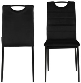 Jedálenská stolička Dia čierna