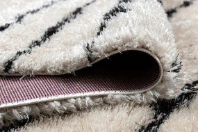 Koberec FLUFFY 2371 shaggy paski - krém / antracit