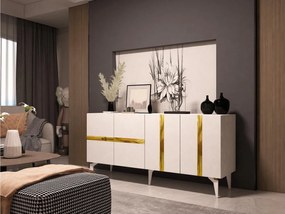 Skrinka Vekika 1 (biela + zlatá) . Vlastná spoľahlivá doprava až k Vám domov. 1093525