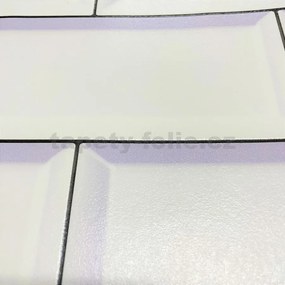 Dekoratívny obklad na stenu Ceramics 270-0171, rozmer 67,5 x 20 m, Metro biely, D-C-WALL CERAMICS