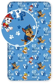 Prestieradlo Paw Patrol - modré 90x200 cm