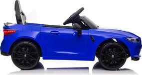 LEAN CARS Autobatérie BMW M4 lakované modrou farbou