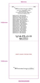 Modrá deka 130x160 cm Nevine – Bloomingville