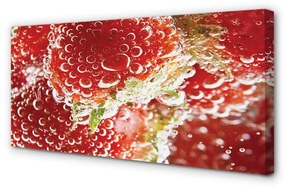Obraz canvas mokré jahody 125x50 cm