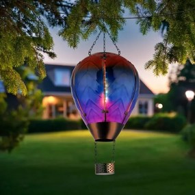 Globo 36137 - LED Závesná solárna dekorácia 24xLED/0,2W/3V IP44 lietajúci balón