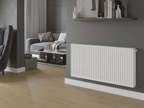 Mexen, Panelový radiátor Mexen C22 300 x 1200 mm, bočné pripojenie, 1120 W, biely - W422-030-120-00
