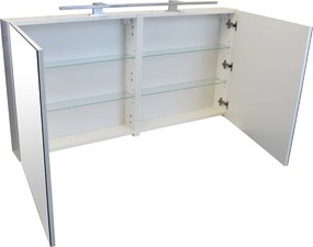 Comodo Zrkadlová skrinka Montana 120 ZS LED-CR s osvetlením Any LED 80 CR, chróm