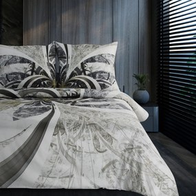 MAKOSATÉNOVÉ OBLIEČKY EVA MINGE STELIA 200X220 CM, 2 KS 70X80 CM VZOROVANÉ
