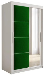Skriňa Tapi 120 Biely/zelená