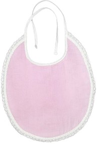 Ružový mušelínový podbradník Kindsgut Paris