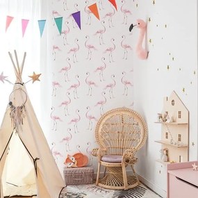 Tapeta plameniaky 280x50 cm