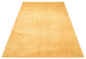 Kusový koberec Shaggy Parba horčicovo žltý 60x100cm