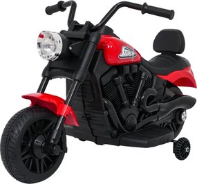 Elektrická motorka STAR červená