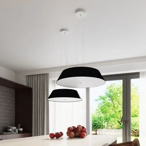 Sollux SL.0766 - Luster na lanku VEGA 5xE27/60W/230V pr. 60 cm čierna