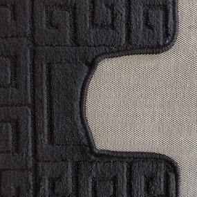 Sada kúpeľňových koberčekov Montana Ethnic čierna