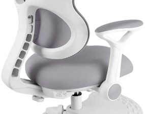 Detská rastúca stolička Neoseat JUNI 006 — látka, sivá