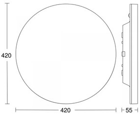 Steinel 084936 - LED Stm. st. svietidlo so senzorom BASIC LED/230V 3000K IP40