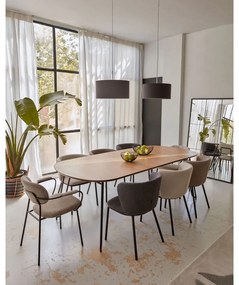 Tmavosivá jedálenská stolička Ciselia – Kave Home