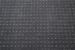 Condor Carpets, Koberec metráž Udinese antracitový - neúčtujeme odrezky z role, na mieru, šíře 2m,4m,na mieru, neúčtujeme odrezky, čierna, filc, chodba / predsieň