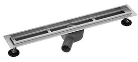 BEMETA Sprchový žľab 75x7,6 cm strieborná/sivá 254653031