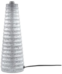 Keramická stolná lampa strieborná VILNIA Beliani