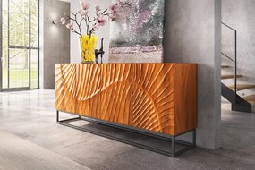 Dizajnová komoda z masívu Scorpion Mango 177cm