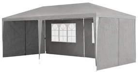 InternetovaZahrada Párty stan 3x6 m - tmavosivá