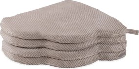 Kvetinová podložka 115x115x5cm, béžová, prémiový menčester